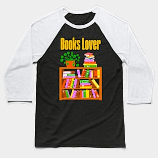 Bookshelf - Merchandise For Book Lovers Baseball T-Shirt